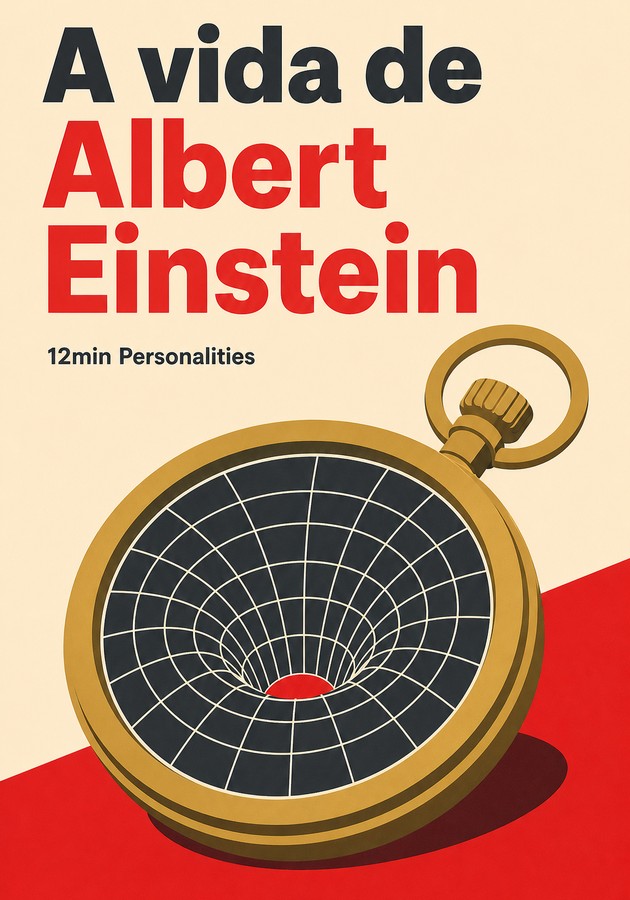 Capa do livro A vida de Albert Einstein, de 12min Personalities — resumo e resenha crítica no 12min