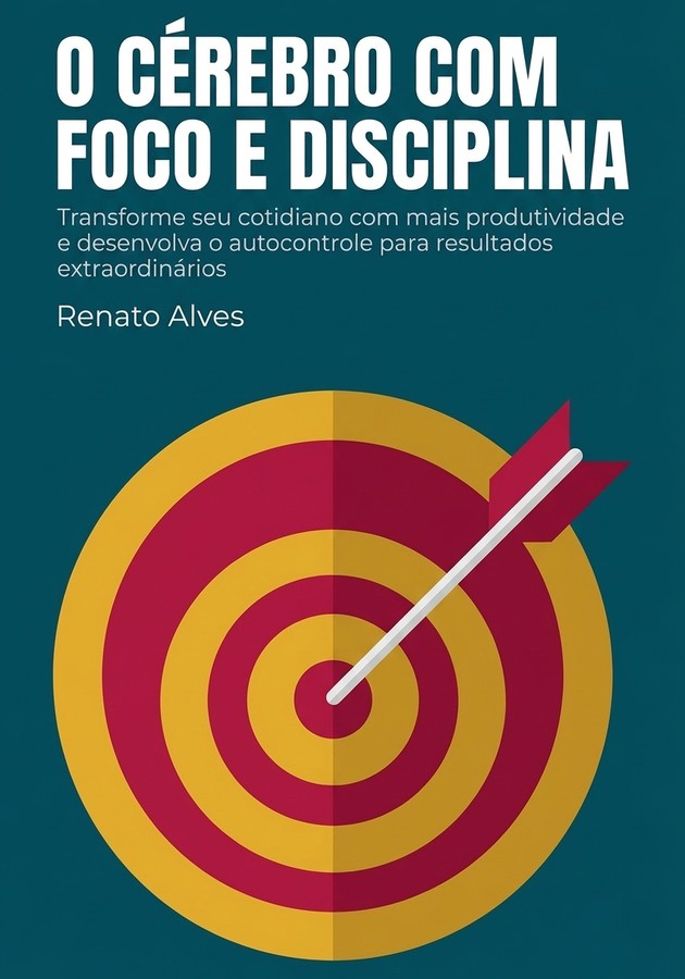 Capa do livro O Cérebro Com Foco e Disciplina, de Renato Alves  — resumo e resenha crítica no 12min