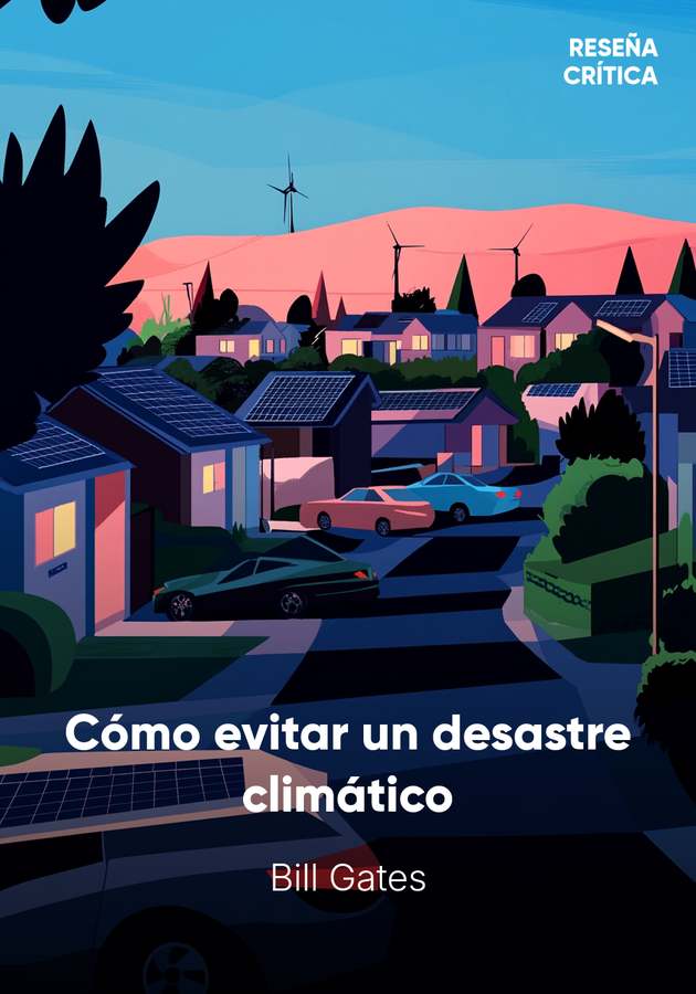 Portada del libro Cómo evitar un desastre climático, de Bill Gates — resumen crítico y reseña en 12min