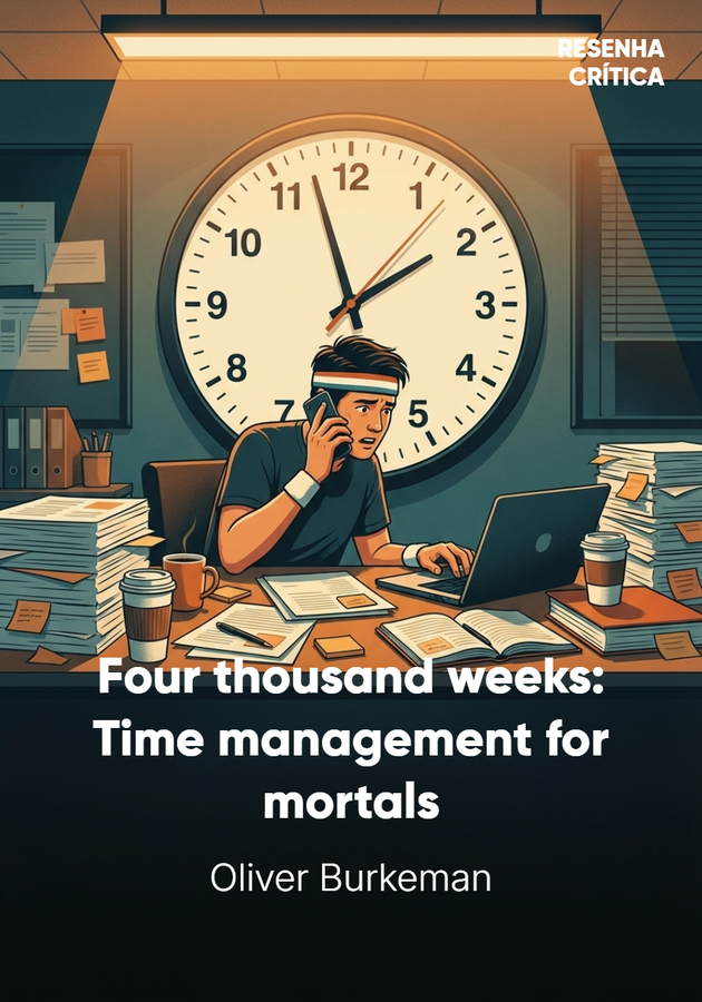 Book cover of Four thousand weeks by Oliver Burkeman  — critical summary review on 12min