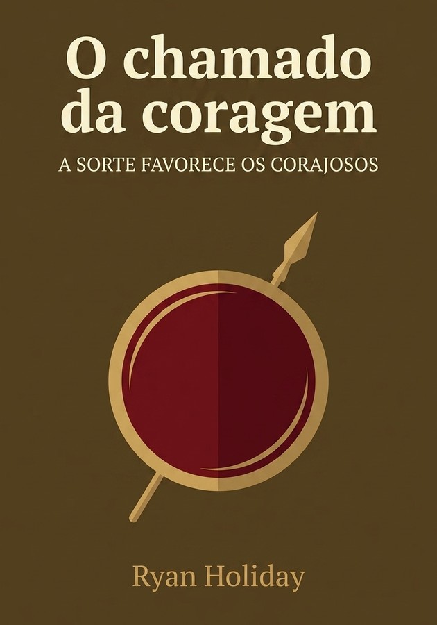 Capa do livro O chamado da coragem, de Ryan Holiday — resumo e resenha crítica no 12min