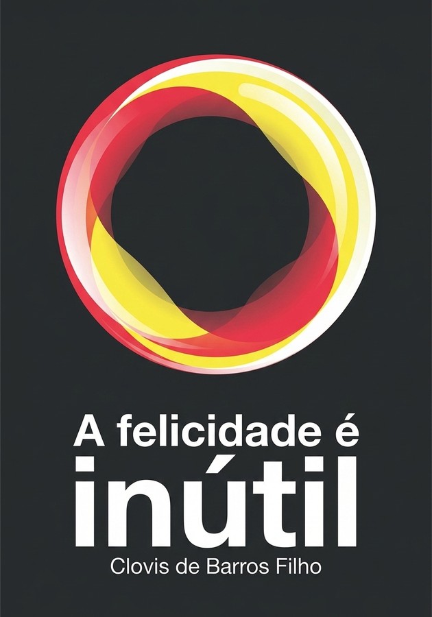 Capa do livro A felicidade é inútil, de Clovis de Barros Filho — resumo e resenha crítica no 12min