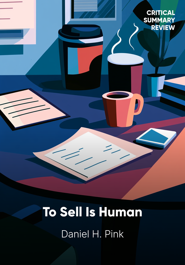 Book cover of To Sell Is Human by Daniel H. Pink — critical summary review on 12min