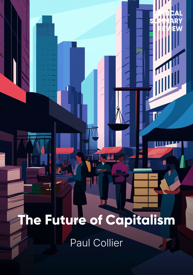 Book cover of The Future of Capitalism by Paul Collier — critical summary review on 12min