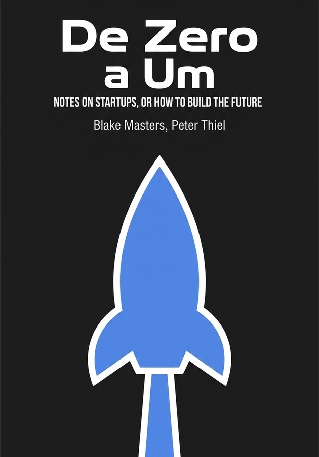 Capa do livro De Zero a Um, de Peter Thiel — resumo e resenha crítica no 12min