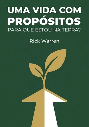 Capa do livro Uma vida com propósitos, de Rick Warren — resumo e resenha crítica no 12min