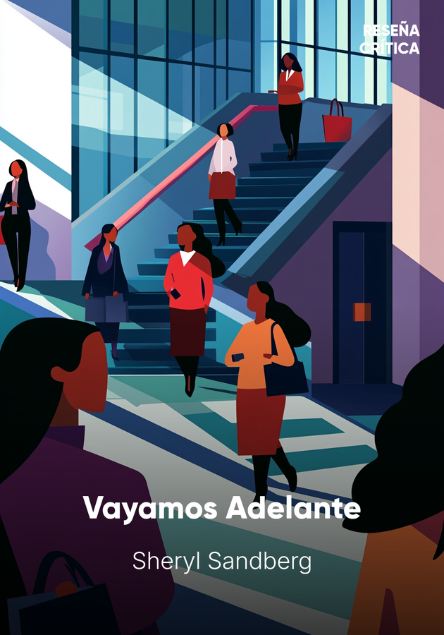 Portada del libro Vayamos Adelante, de Sheryl Sandberg — resumen crítico y reseña en 12min