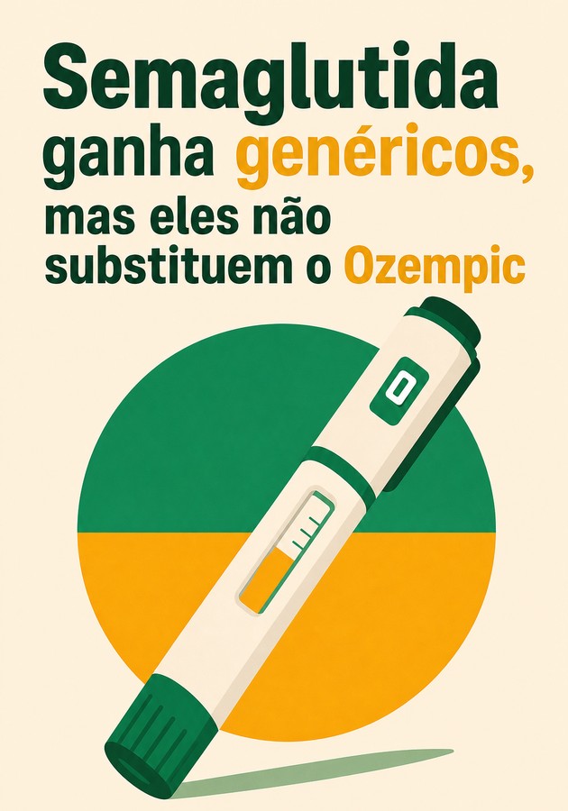 Capa do livro Semaglutida ganha genéricos, mas eles não substituem o Ozempic, de 12min Originals — resumo e resenha crítica no 12min