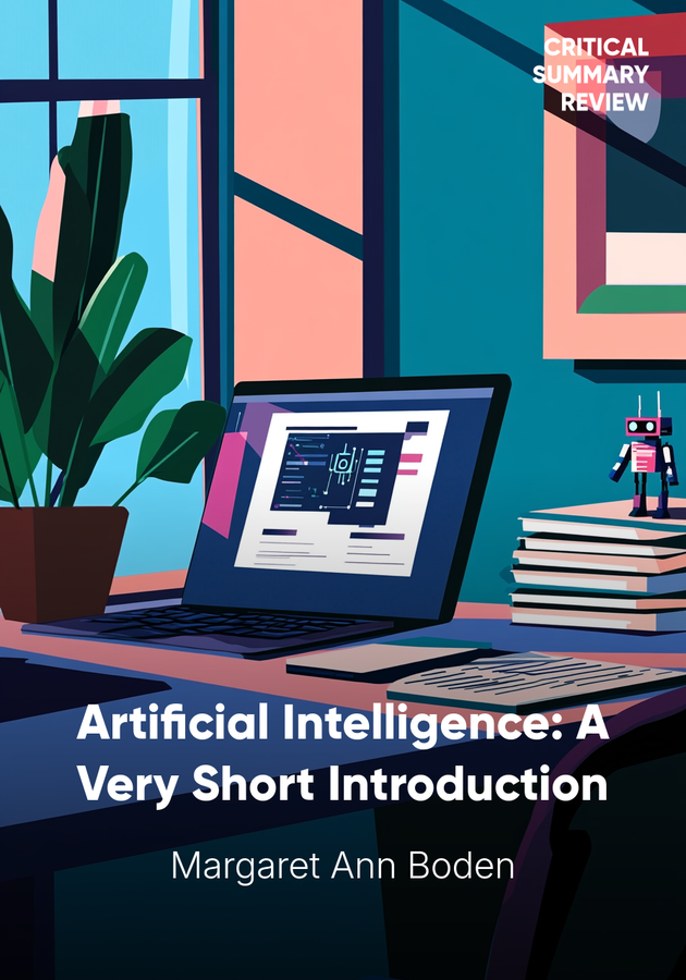 Book cover of Artificial Intelligence: A Very Short Introduction by Margaret Ann Boden — critical summary review on 12min