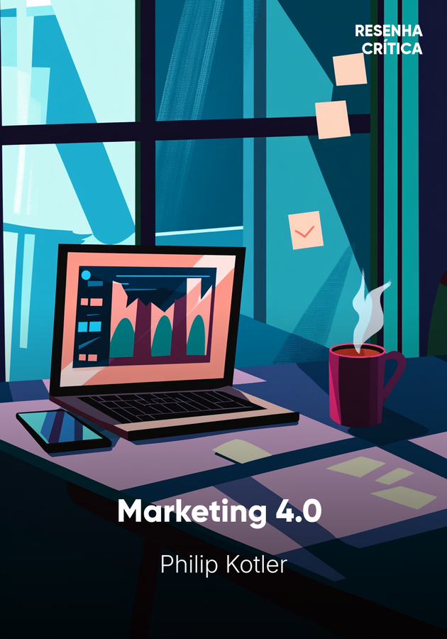Capa do livro Marketing 4.0 , de Philip Kotler — resumo e resenha crítica no 12min