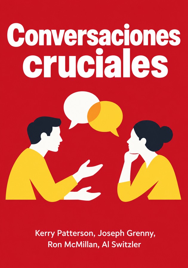 Portada del libro Conversaciones cruciales, de Al Switzler & Joseph Grenny & Kerry Patterson & Ron McMillan — resumen crítico y reseña en 12min