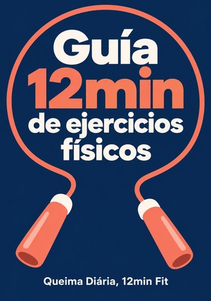 Portada del libro Guía 12min de ejercicios físicos, de Queima Diária & 12min Fit — resumen crítico y reseña en 12min