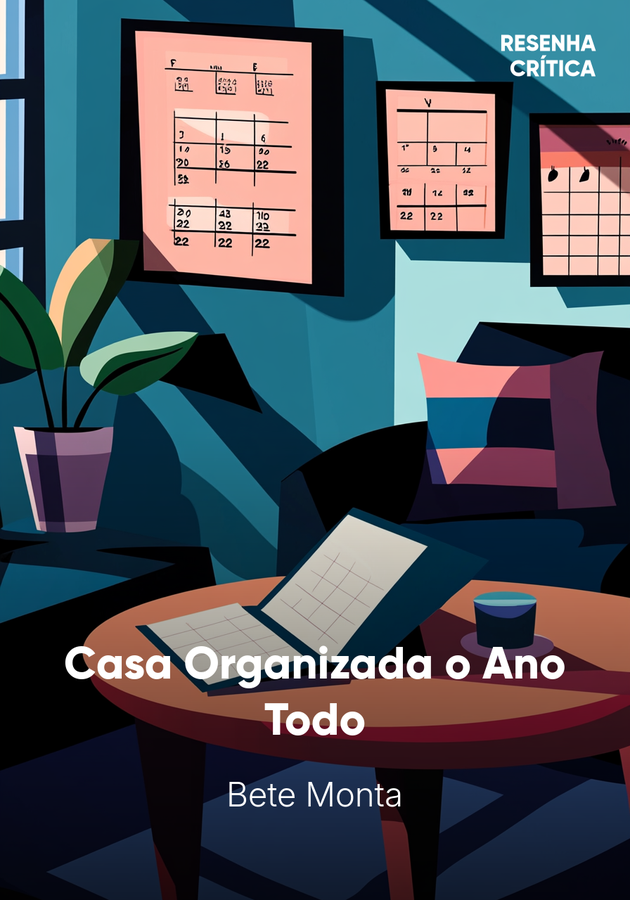 Capa do livro Casa Organizada o Ano Todo, de Bete Monta — resumo e resenha crítica no 12min