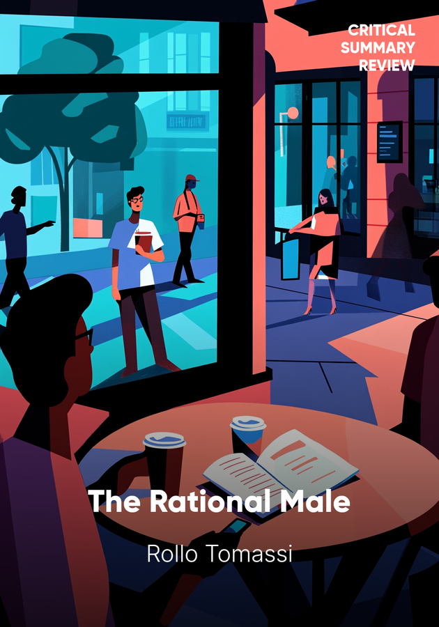 Book cover of The Rational Male by Rollo Tomassi — critical summary review on 12min