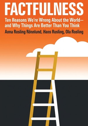 Portada del libro Factfulness, de Anna Rosling Rönnlund & Ola Rosling & Hans Rosling — resumen crítico y reseña en 12min