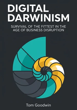 Book cover of Digital Darwinism by Tom Goodwin — critical summary review on 12min