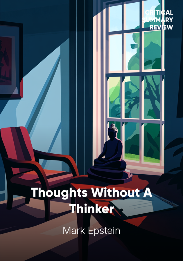 Book cover of Thoughts Without A Thinker by Mark Epstein — critical summary review on 12min