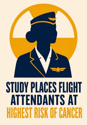 Book cover of Study Places Flight Attendants at Highest Risk of Cancer by 12min Originals — critical summary review on 12min