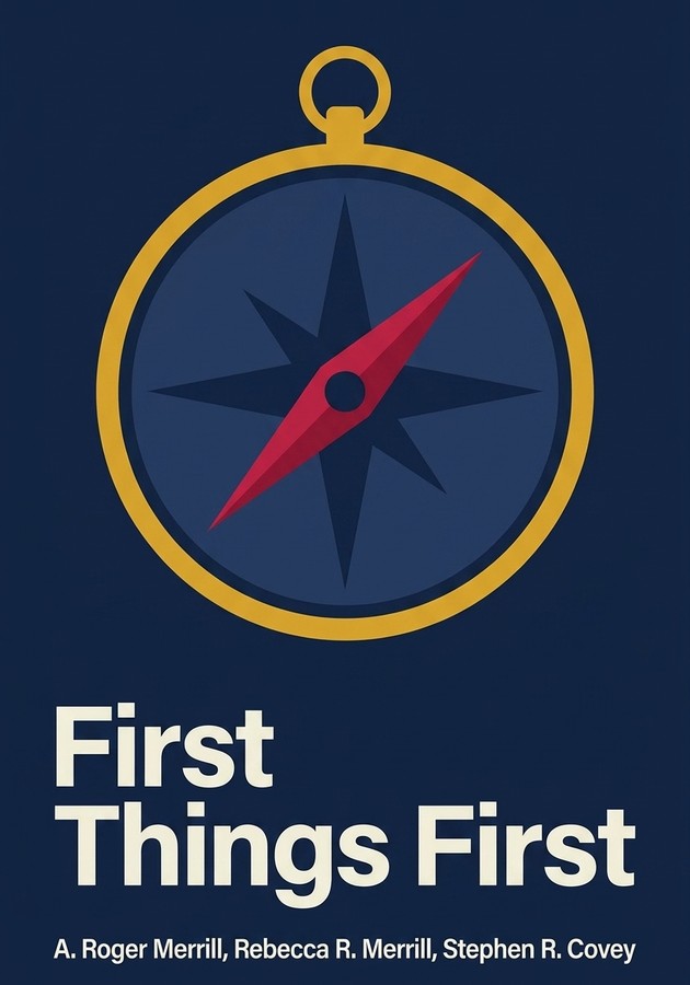Book cover of First Things First by A. Roger Merrill — critical summary review on 12min