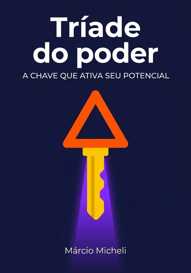 Capa do livro Tríade do poder, de Márcio Micheli — resumo e resenha crítica no 12min