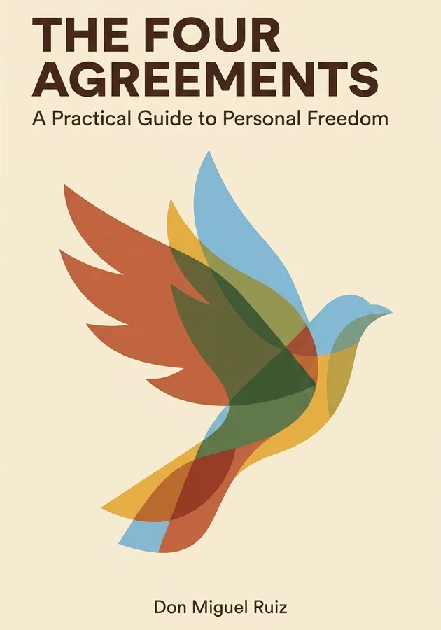 Book cover of The Four Agreements by Don Miguel Ruiz — critical summary review on 12min