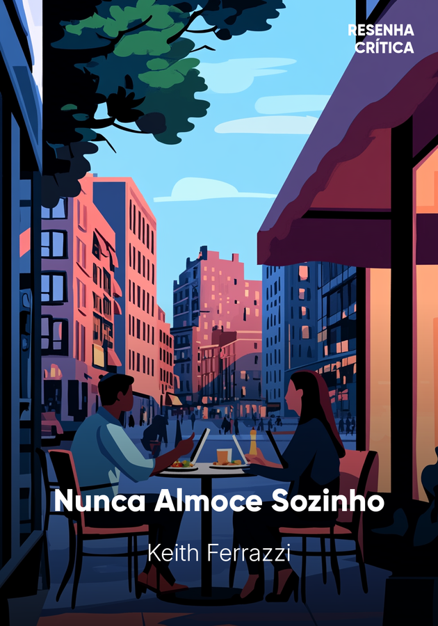 Capa do livro Nunca Almoce Sozinho, de Keith Ferrazzi — resumo e resenha crítica no 12min