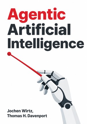 Capa do livro Agentic Artificial Intelligence, de Jochen Wirtz & Thomas H. Davenport — resumo e resenha crítica no 12min
