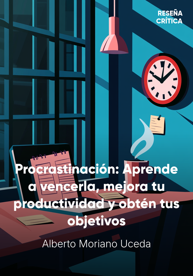 Portada del libro Procrastinación: Aprende a vencerla, mejora tu productividad y obtén tus objetivos, de Alberto Moriano Uceda — resumen crítico y reseña en 12min