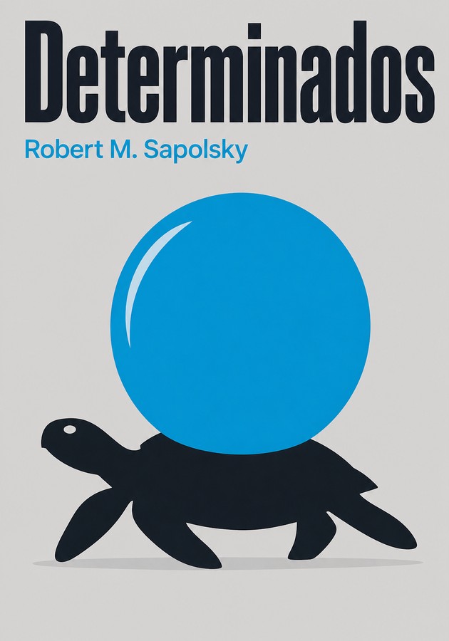 Capa do livro Determinados, de Robert M. Sapolsky — resumo e resenha crítica no 12min