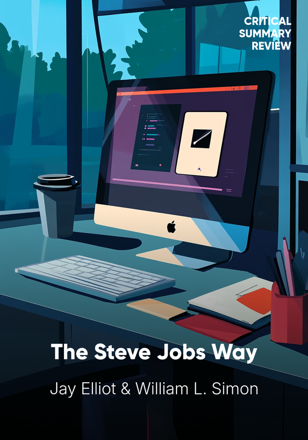 Book cover of The Steve Jobs Way by Jay Elliot & William L. Simon — critical summary review on 12min