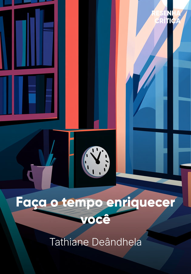 Capa do livro Faça o tempo enriquecer você, de Tathiane Deândhela — resumo e resenha crítica no 12min
