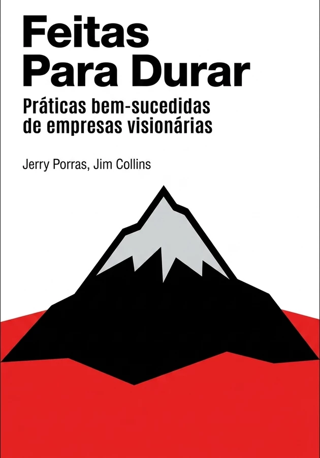 Capa do livro Feitas Para Durar, de Jim Collins & Jerry Porras — resumo e resenha crítica no 12min