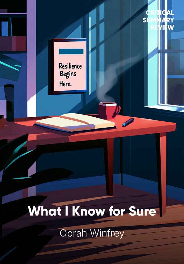 Book cover of What I Know for Sure by Oprah Winfrey — critical summary review on 12min