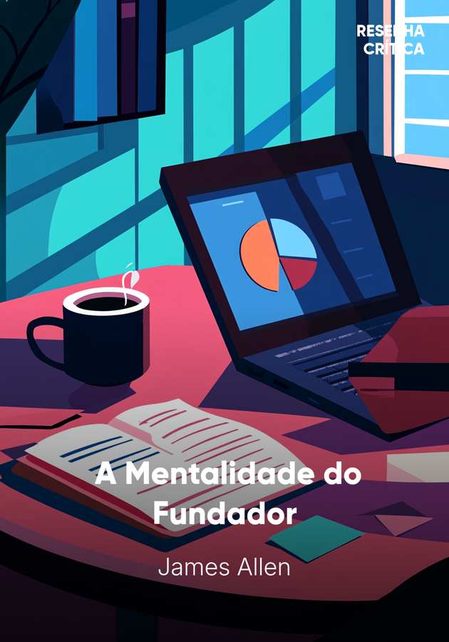 Capa do livro  A Mentalidade do Fundador, de James Allen — resumo e resenha crítica no 12min