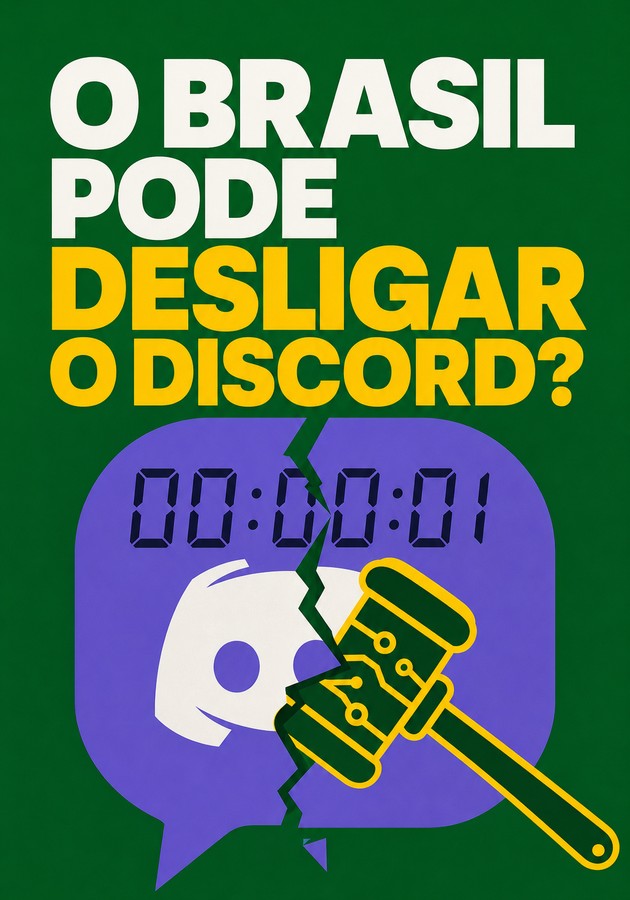 Capa do livro O Brasil pode desligar o Discord?, de 12min Originals — resumo e resenha crítica no 12min