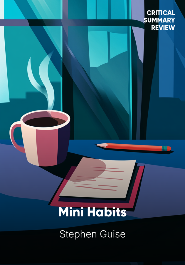 Book cover of Mini Habits by Stephen Guise — critical summary review on 12min