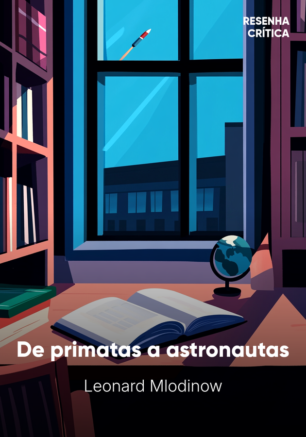Capa do livro De primatas a astronautas, de Leonard Mlodinow — resumo e resenha crítica no 12min