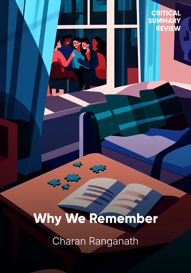 Book cover of Why We Remember by Charan Ranganath — critical summary review on 12min