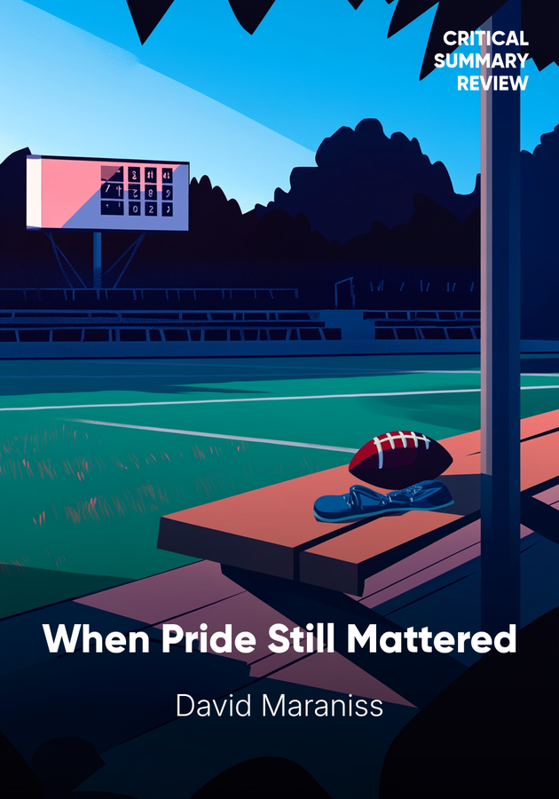 Book cover of When Pride Still Mattered by David Maraniss — critical summary review on 12min