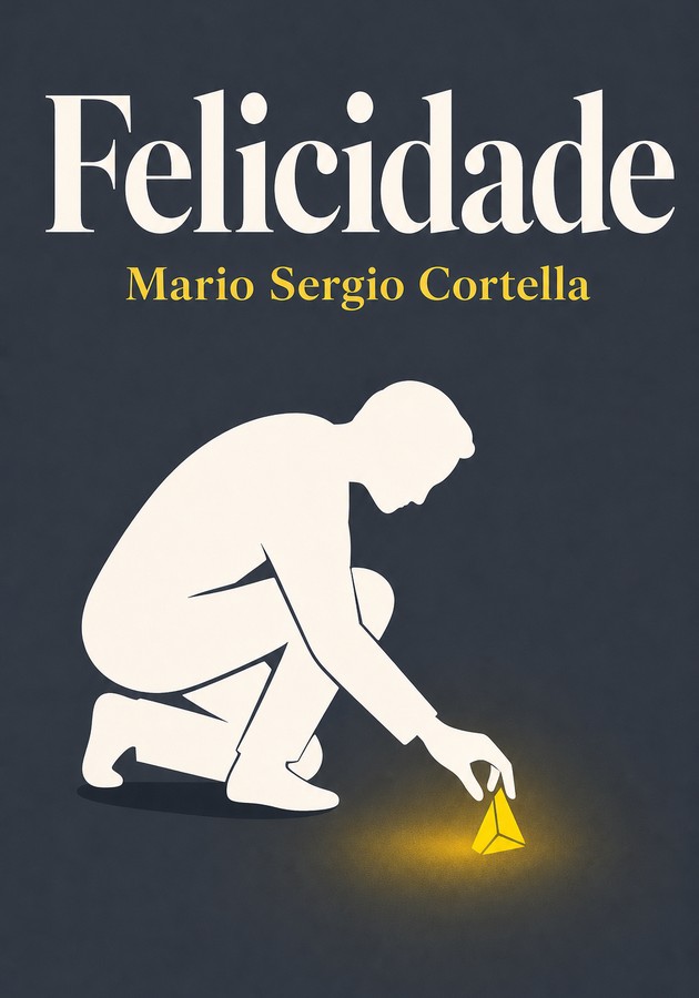 Capa do livro Felicidade, de Mario Sergio Cortella — resumo e resenha crítica no 12min