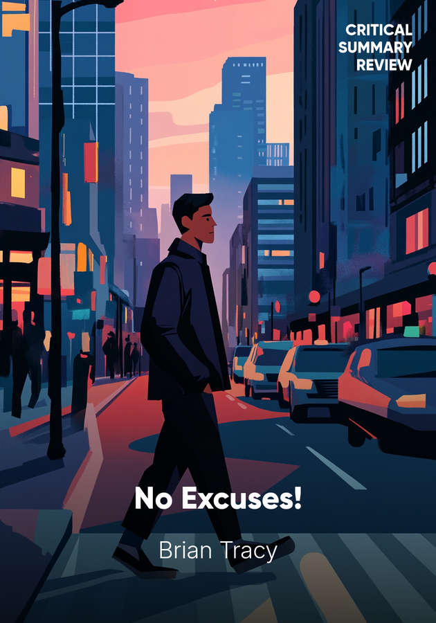 Book cover of No Excuses! by Brian Tracy — critical summary review on 12min
