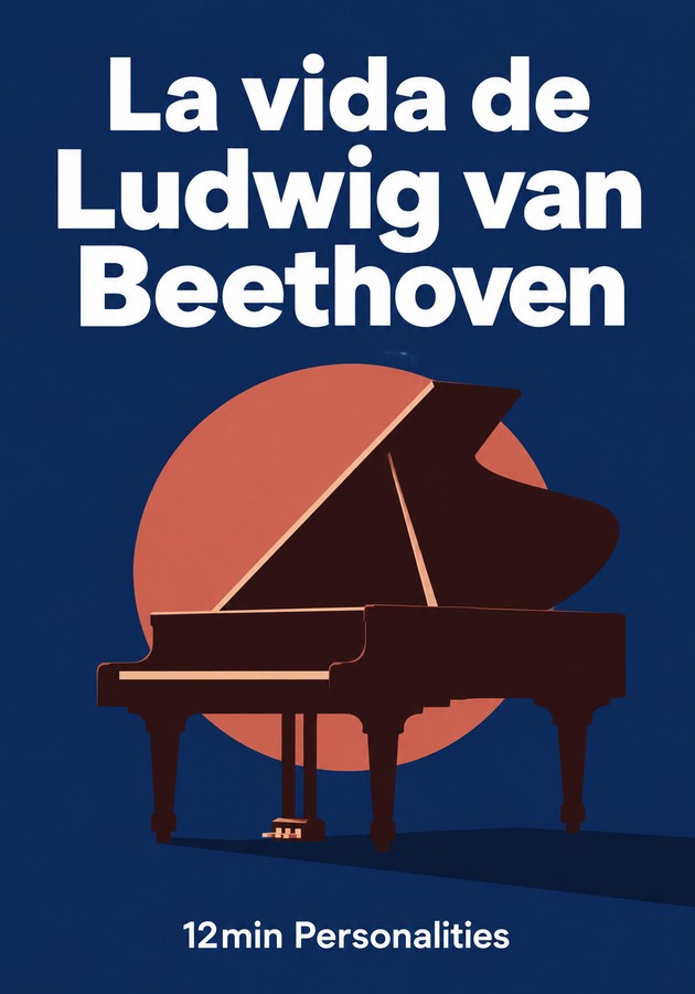 Portada del libro La vida de Ludwig van Beethoven, de 12min Personalities — resumen crítico y reseña en 12min