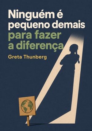 Capa do livro Ninguém é pequeno demais para fazer a diferença, de Greta Thunberg — resumo e resenha crítica no 12min
