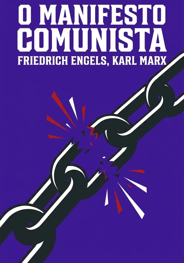 Capa do livro O Manifesto Comunista, de Friedrich Engels & Karl Marx — resumo e resenha crítica no 12min