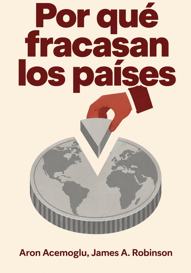 Portada del libro Por qué fracasan los países , de Aron Acemoglu & James A. Robinson — resumen crítico y reseña en 12min