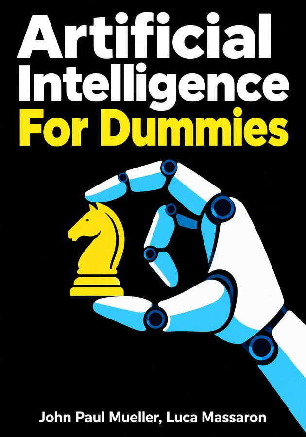 Book cover of Artificial Intelligence For Dummies by Luca Massaron & John Paul Mueller — critical summary review on 12min