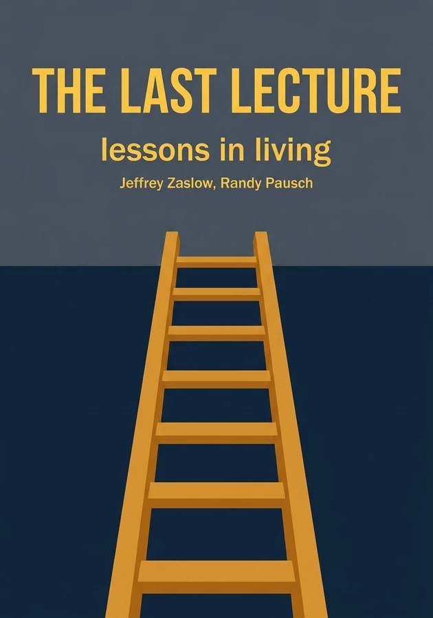 Book cover of The Last Lecture by Randy Pausch — critical summary review on 12min