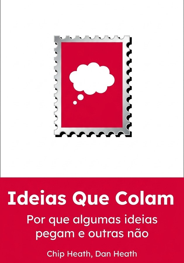 Capa do livro Ideias Que Colam, de Chip Heath — resumo e resenha crítica no 12min