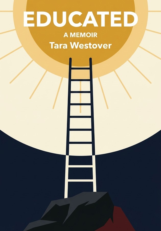 Book cover of Educated by Tara Westover — critical summary review on 12min