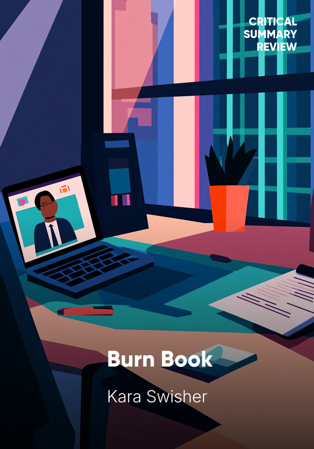 Book cover of  Burn Book by Kara Swisher — critical summary review on 12min